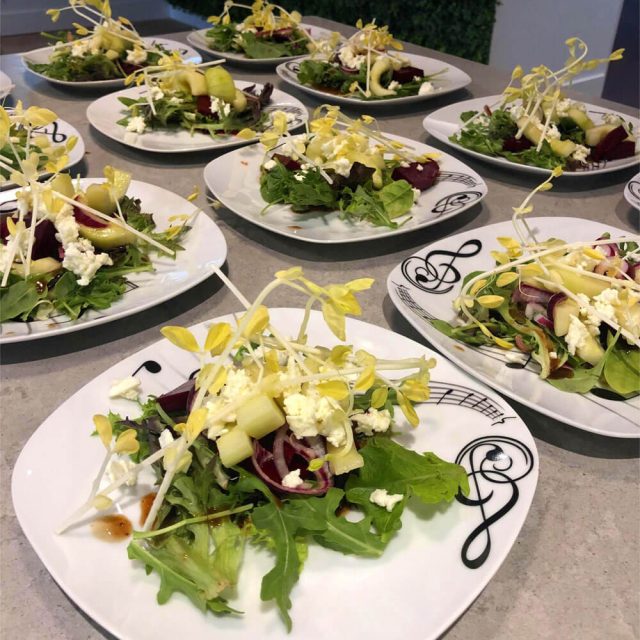 Apple Goat Cheese Salad