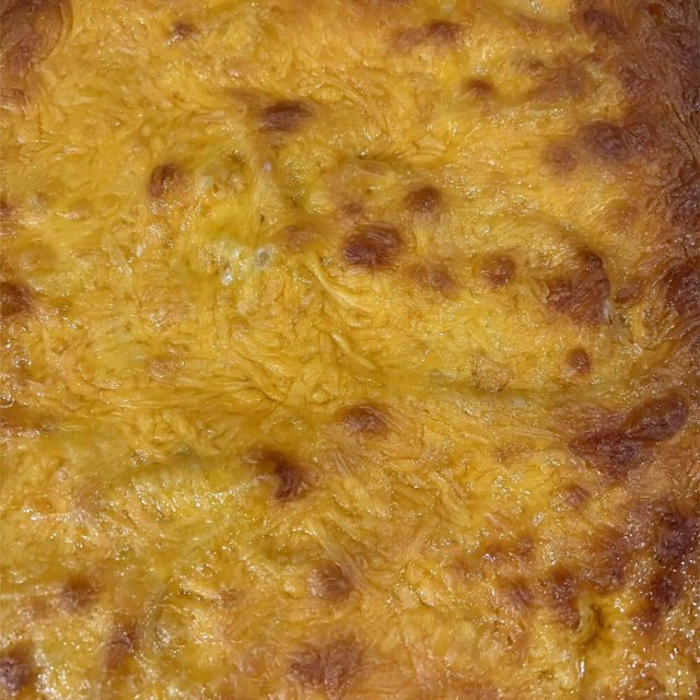 Baked Mac N Cheese Top
