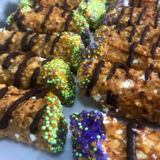 Cajun Cannoli Mardi Gras