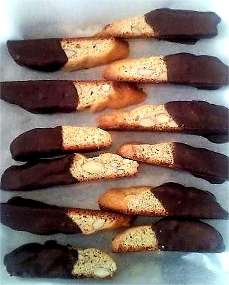 Chocolate Almond Biscotti