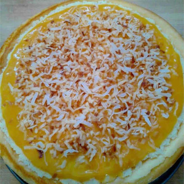 Coconut Mango Cheesecake