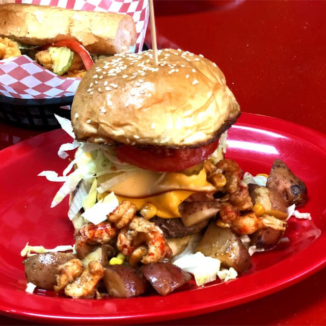 Crawfish Boil Burger