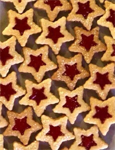 Lemon Raspberry Stars