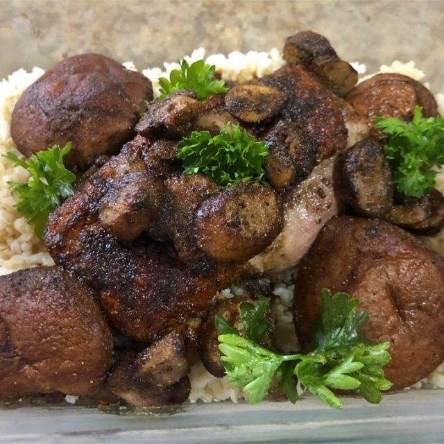 Meal Prep Duck Mushrooms