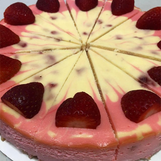 Strawberry Lemonade Cheesecake