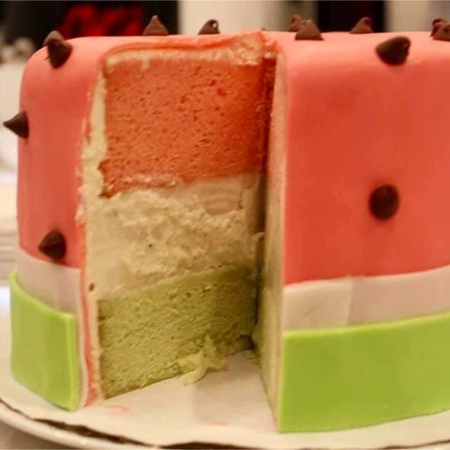 Watermelon Cake Slice